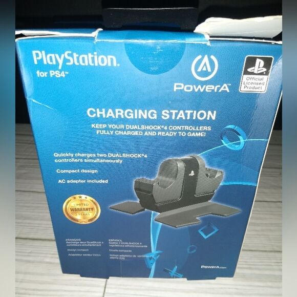 PowerA PlayStation 4 PS4 DualShock Controller DUAL Charging Station Official - Picture 5 of 8